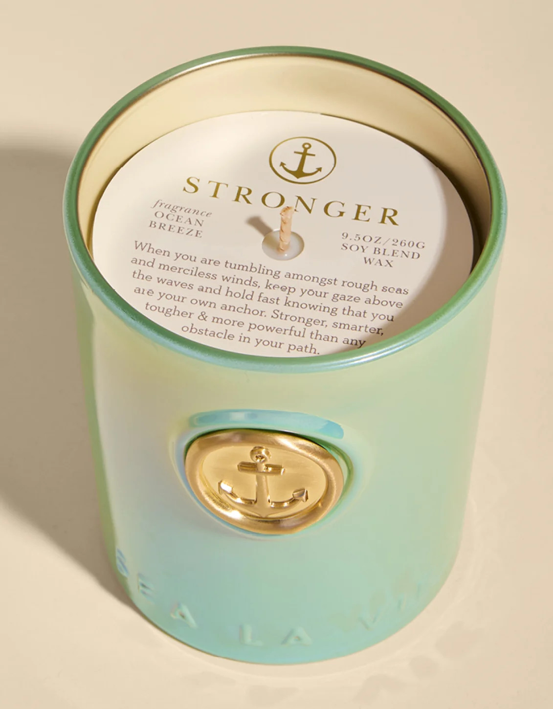 Sea La Vie Stronger Anchor Candle No. 05 | Spartina 449