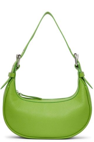 BY FAR - Green Soho Shoulder Bag | SSENSE