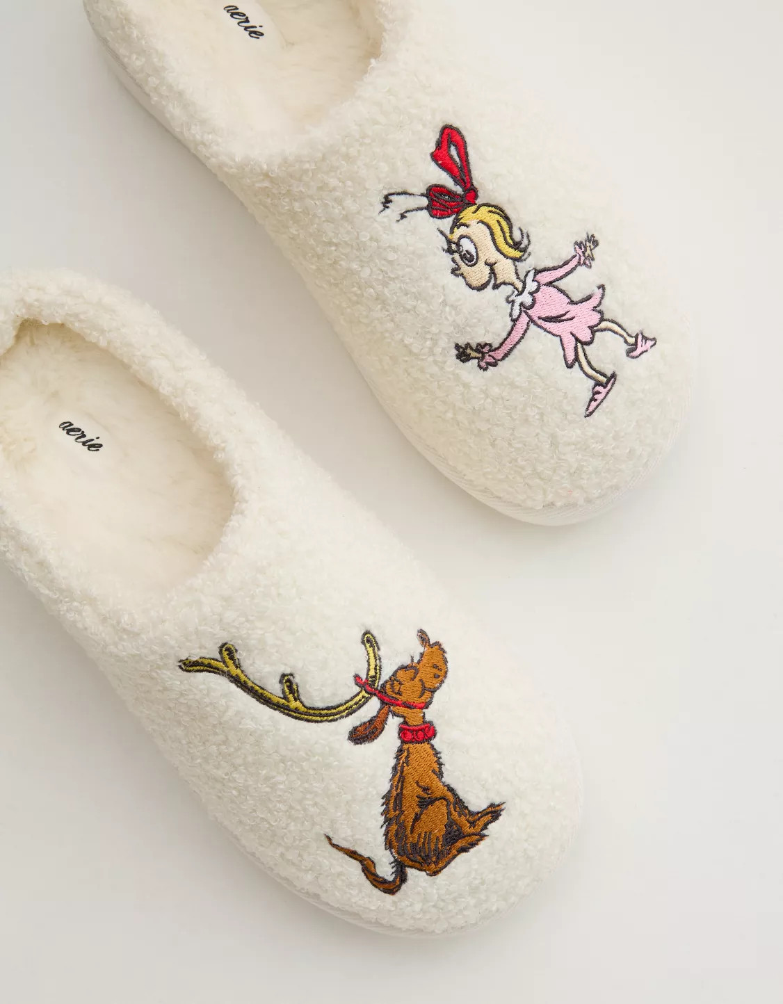 Aerie Sherpa Scuff Slippers | Aerie