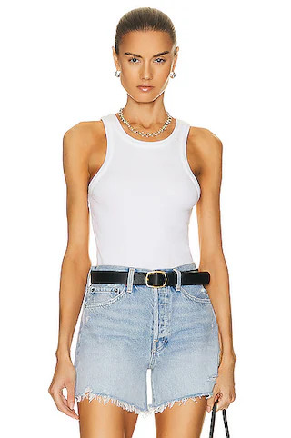 AGOLDE Bailey Tank in White | FWRD | FWRD 