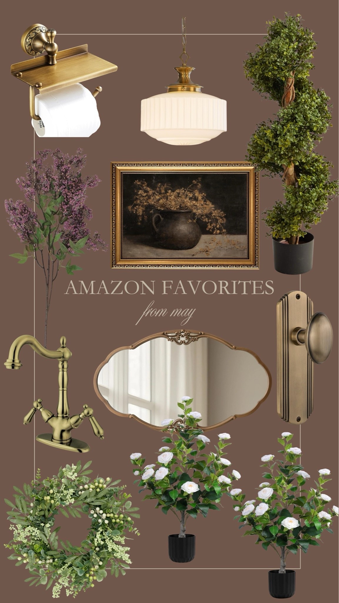 Amazon favorites from May 🤎 You all loved these Amazon home decor pieces just as much as I do — these were the top sellers from May! 😍