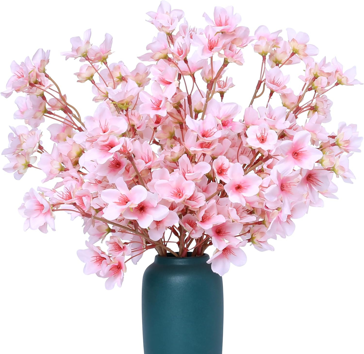 SITUMEIZI 6Pcs Artificial Cherry Blossom Branches Decor Fake Flowers Silk Spring Faux Flowers 16"... | Amazon (US)