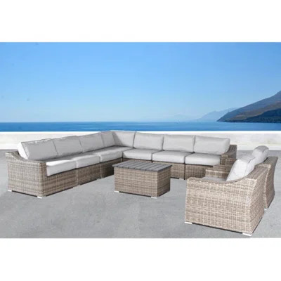 8-Person Outdoor Seating Group with Cushions | Wayfair North America