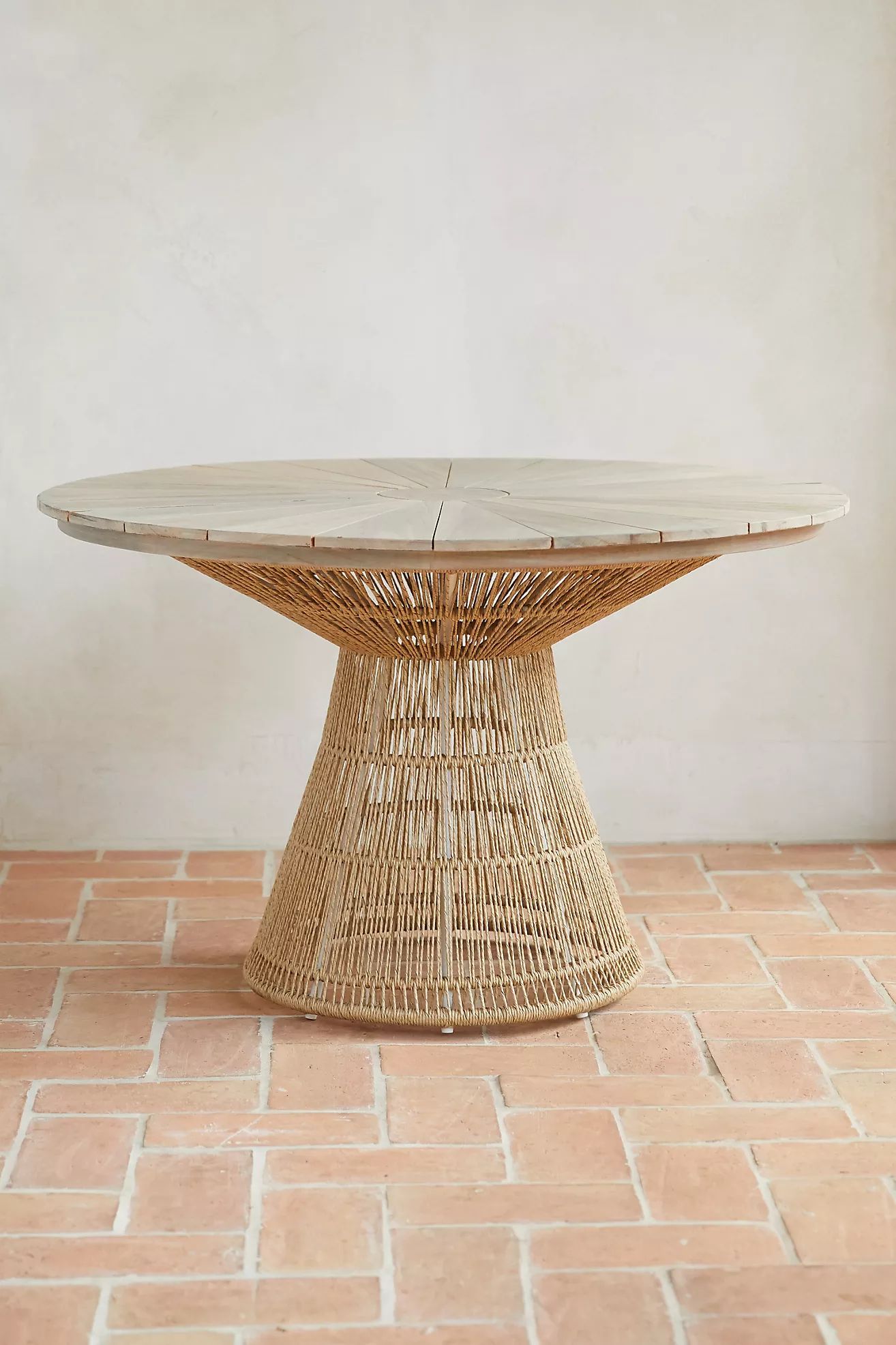 Jardin Teak Round Dining Table | Terrain