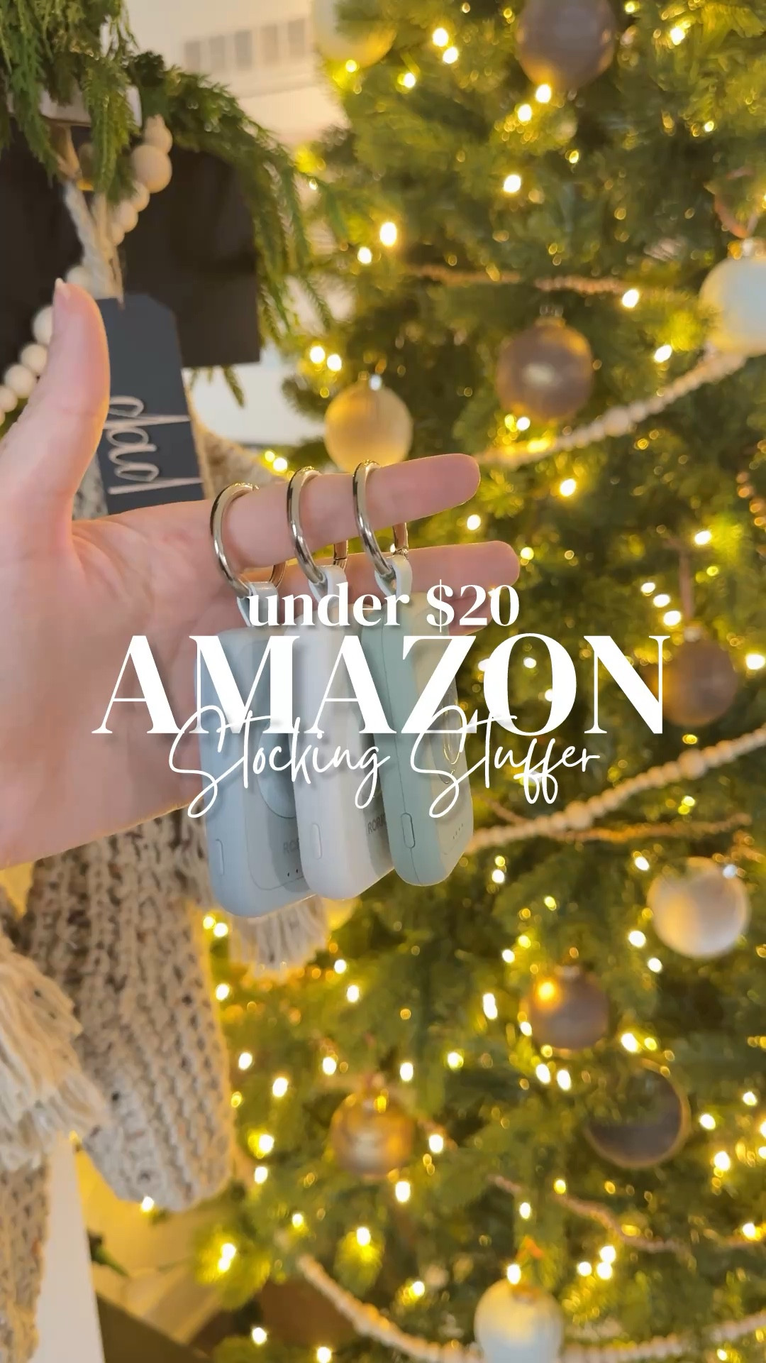 Quick ship amazon fave under $20 + extra 10% off with my code below! This compact portable charger is perfect for Apple Watches, and has a USB C for iPhone and tables. Just attach to your keys or wallet, and stay powered up wherever you go!

USE CODE 10D2ALLS at checkout for additional 10% off 

#LTKGiftGuide #LTKTravel #LTKFindsUnder50