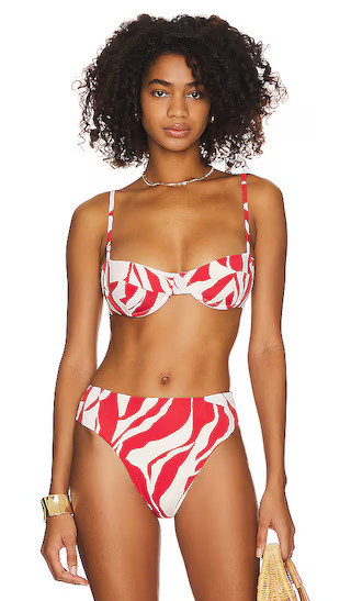 Vintage Bikini Top in Areal | Revolve Clothing (Global)