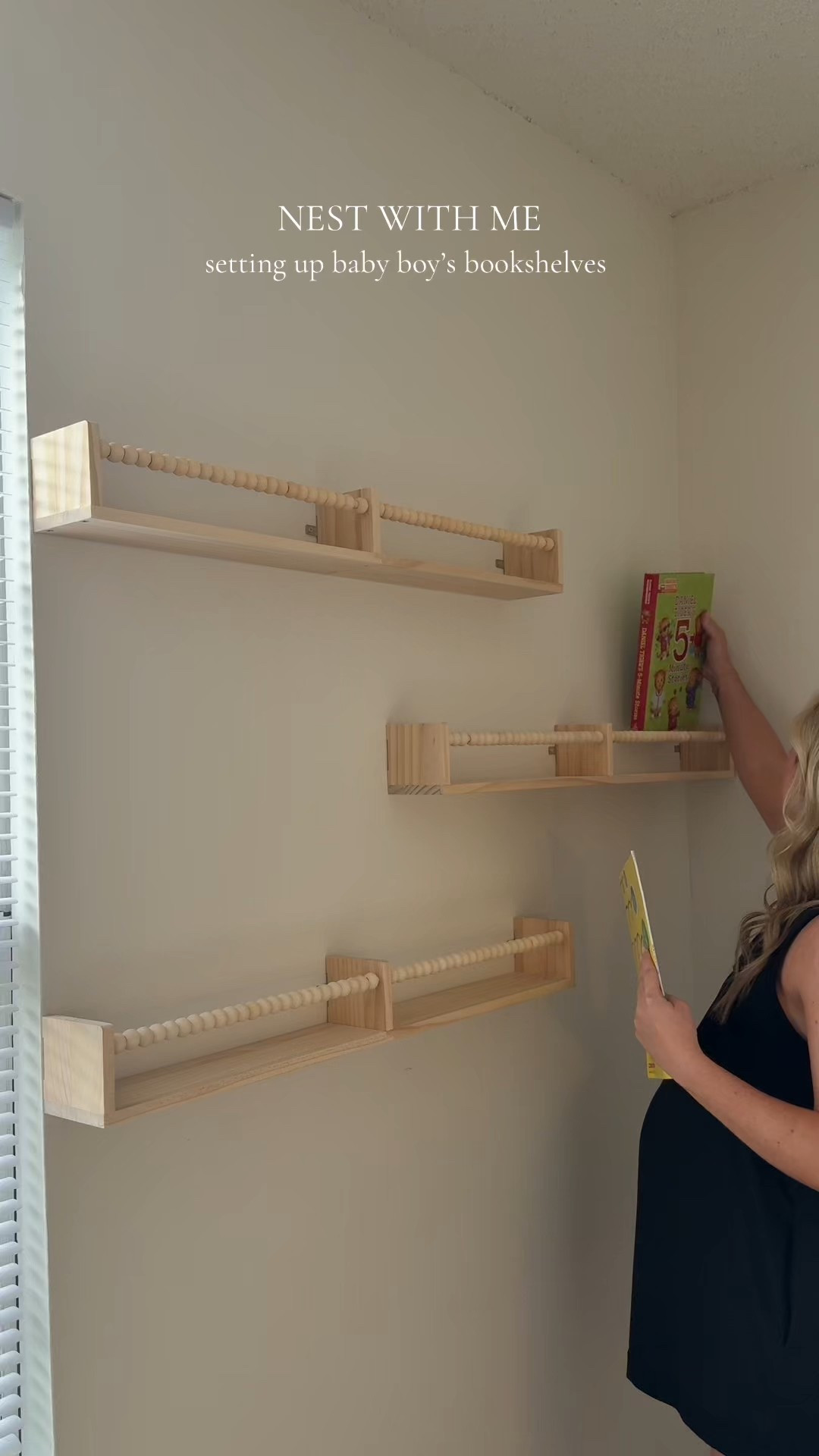 Cutest floating bookshelves for baby boy’s nursery 🥹😍

#LTKBaby #LTKFindsUnder50 #LTKHome