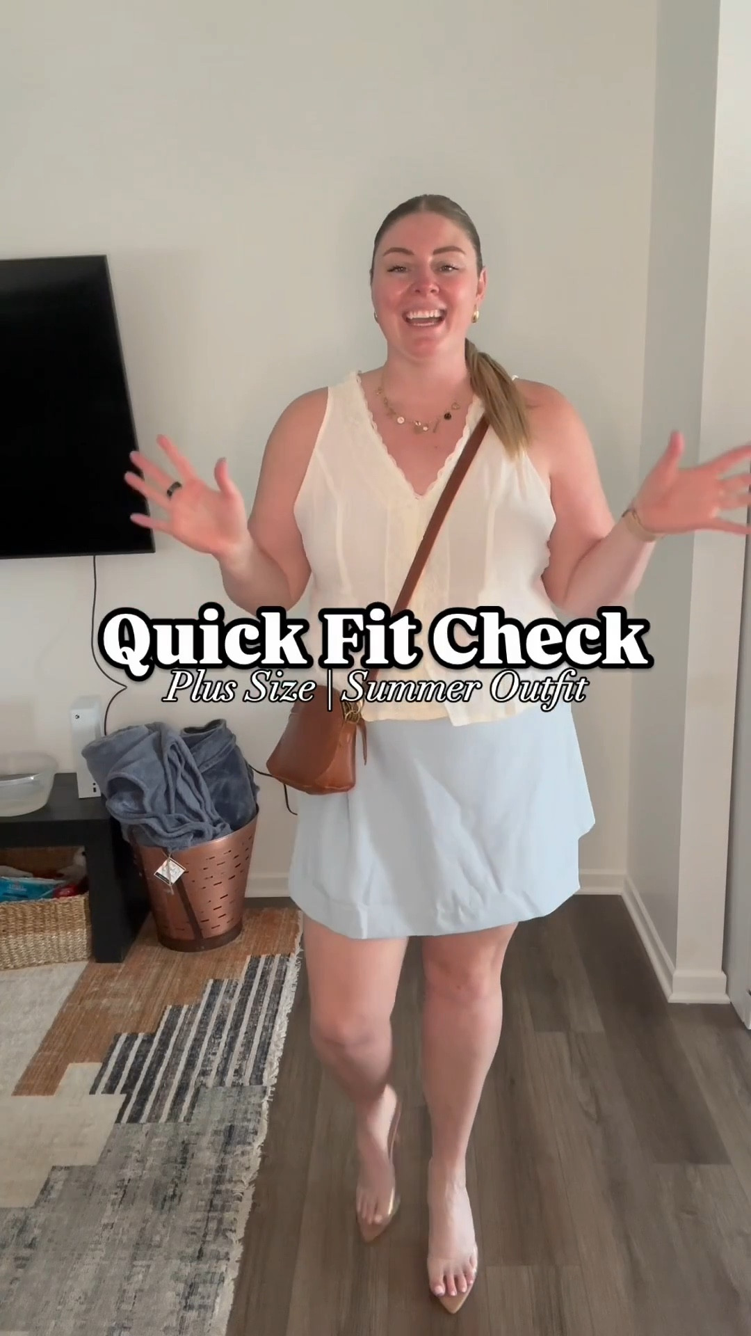 A super fun, flirty quick fit check! This outfit is perfect for a date night, summer brunch, concert, and so much more!

I’m wearing a 2X in the top and 3X in the skort, but need to order a 2X. 

plus size fashion, summer fashion, affordable fashion, skorts, vests, date night outfit, summer outfit

#LTKMidsize #LTKPlusSize #LTKStyleTip