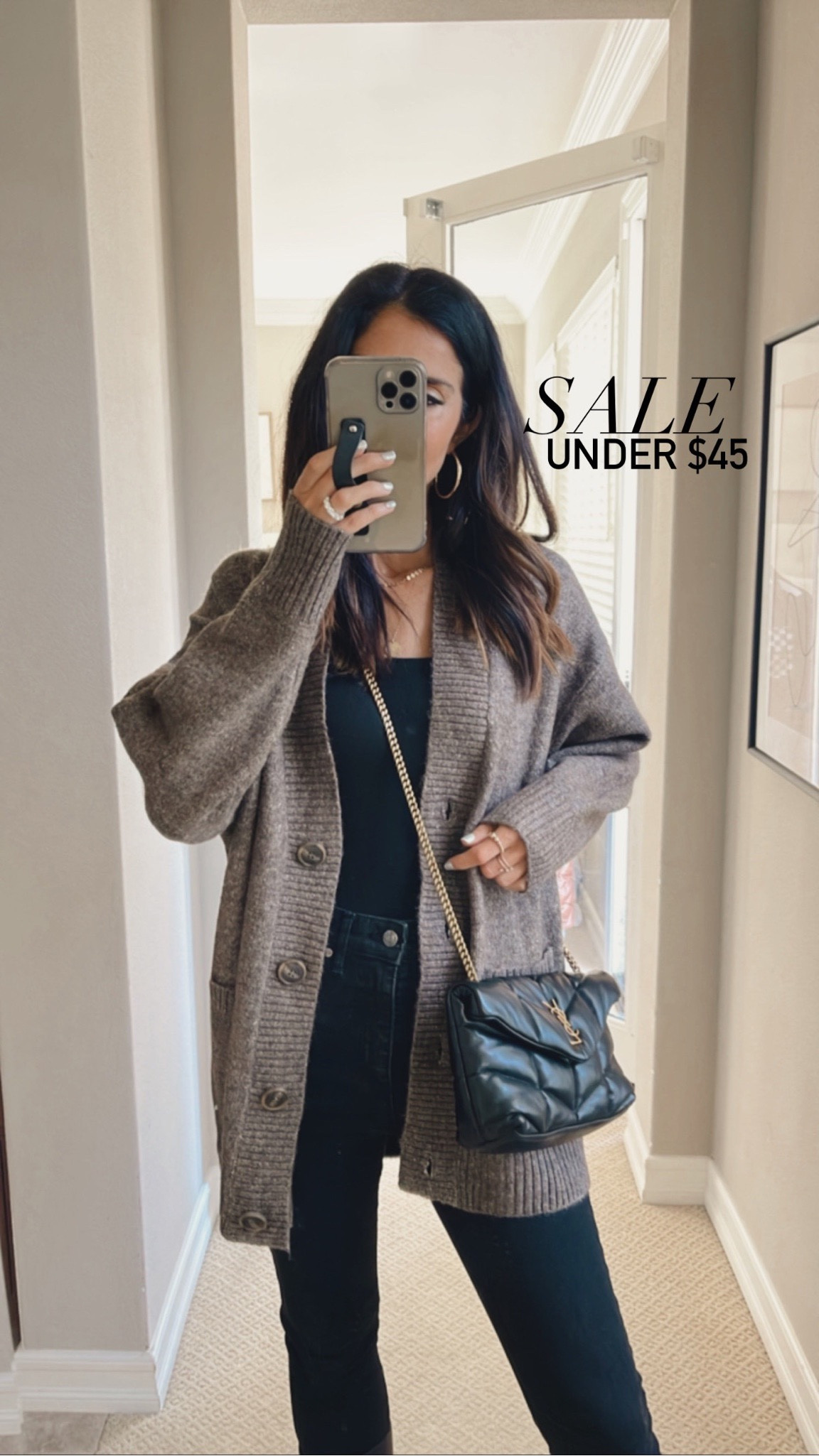 My cardigan is currently on sale and under $45! Wearing the size XS runs materially oversized, StylinByAylin 

#LTKSeasonal #LTKunder100 #LTKstyletip