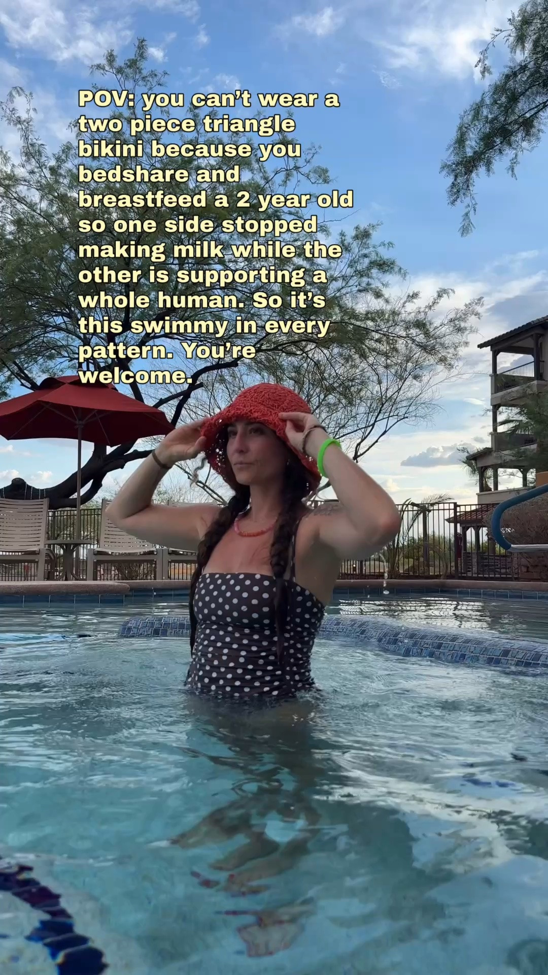 Wearing a size small. I have this suit in every color