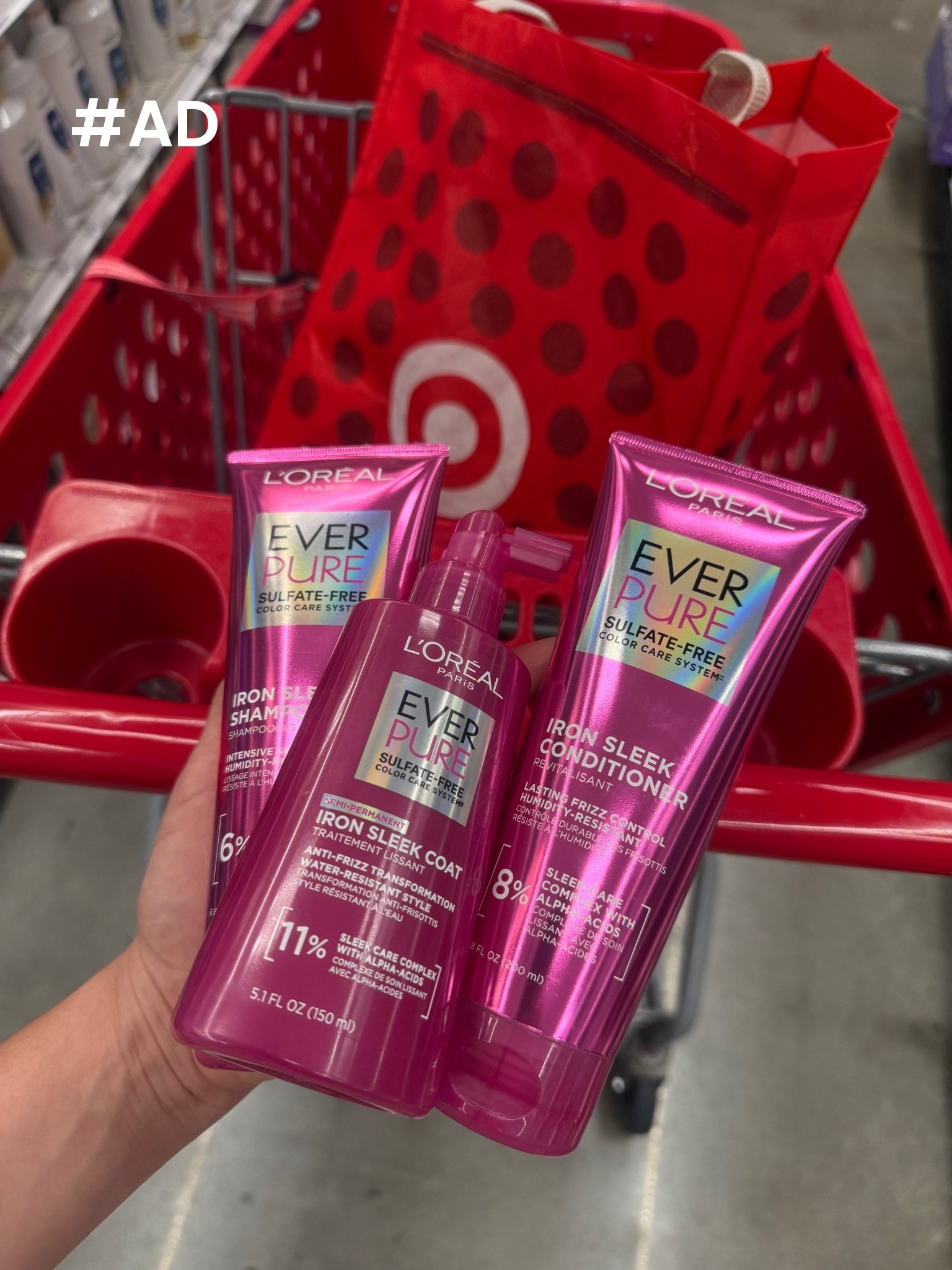 #ad My signature middle part sleek blowout has never looked better using @lorealparis EverPure Iron Sleek 3 step regimen @target @shop.ltk #liketkit https://liketk.it/6cPWU
#TargetPartner #Target LOrealParisPartner​ LOrealParisHairCare EverPureIronSleek