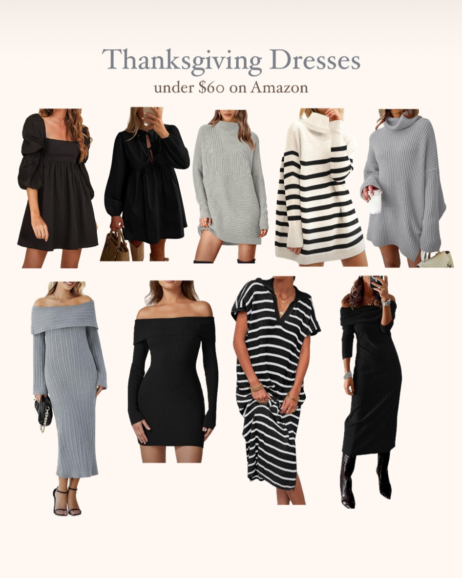 THANKSGIVING DRESSES 🦃🍂 Thanksgiving dress, fall dress, fall dresses, Family photos. family pictures, outfit for family photos, outfit for family pictures, outfits for family photos, outfits for family pictures, fall outfit, fall outfits, holiday outfit, holiday outfits, Thanksgiving outfit, Thanksgiving outfits, knit dress, knit dresses, holiday dress, holiday dresses, neutral dress, neutral dresses, Thanksgiving outfit, Thanksgiving outfits, 