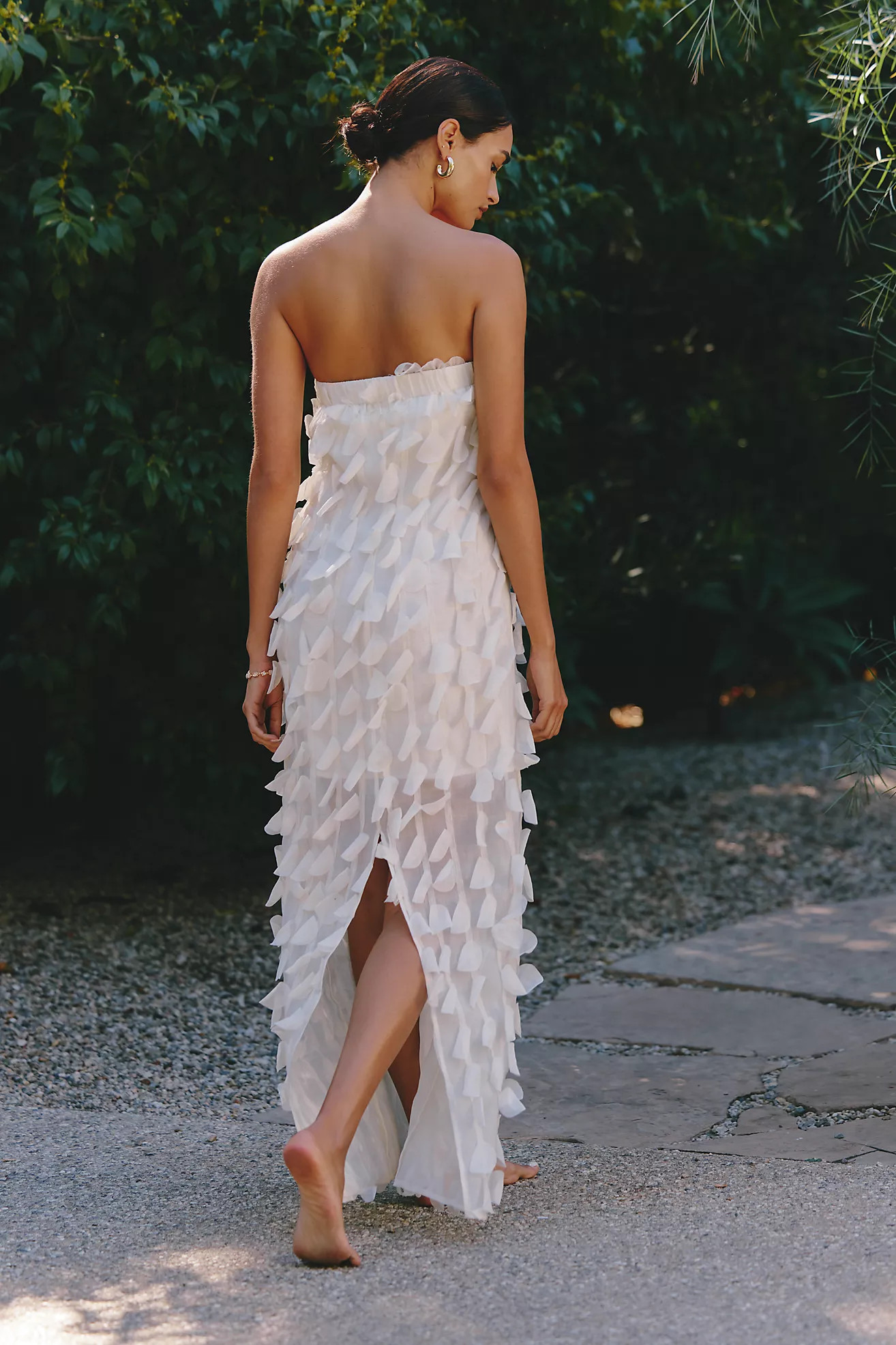 SUBOO Orbit Strapless Organza Maxi Dress | Anthropologie (US)
