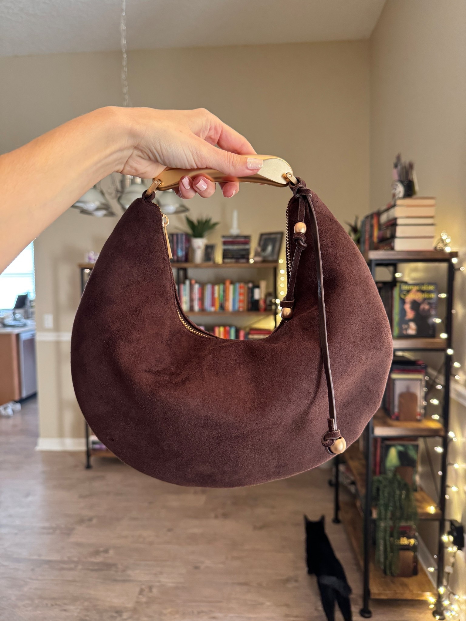 Super cute faux suede bag for fall! 

#LTKStyleTip #LTKItBag #LTKFindsUnder50