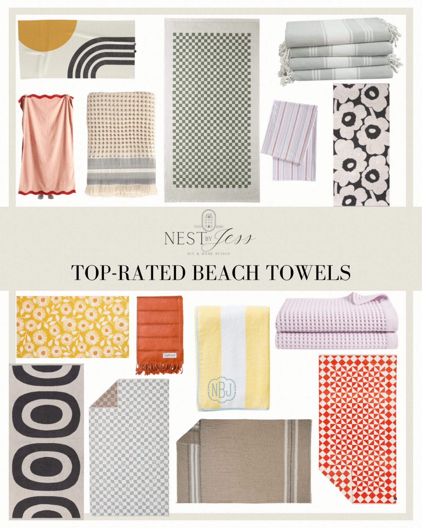 Pool Towels 🧖🏻‍♀️

No beach day would be complete without a beach towel! 

Here are the best (and cutest) pool towels and beach blankets to keep you dry all summer long! 

#LTKSeasonal #LTKhome #LTKswim