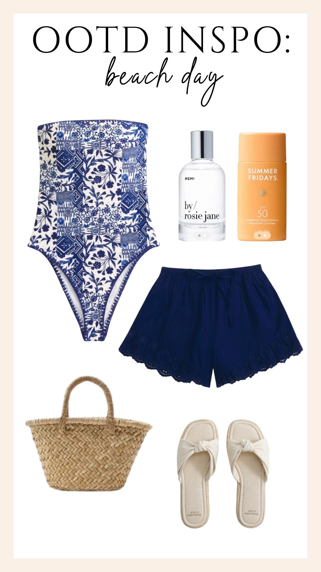 Beach day outfit inspo!

#LTKootd #LTKgrwm #LTKSwim
