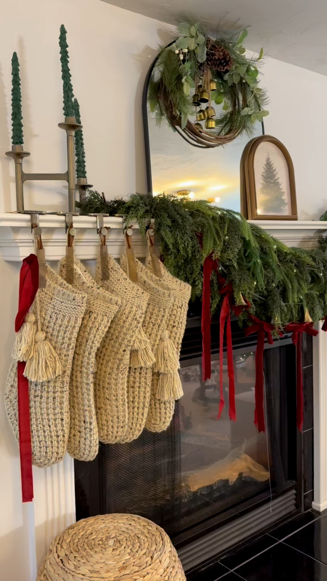 Cozy Christmas vibes all around my house! I’m in love with the bows, red and green this year ❤️

#LTKSeasonal #LTKHome #LTKHoliday