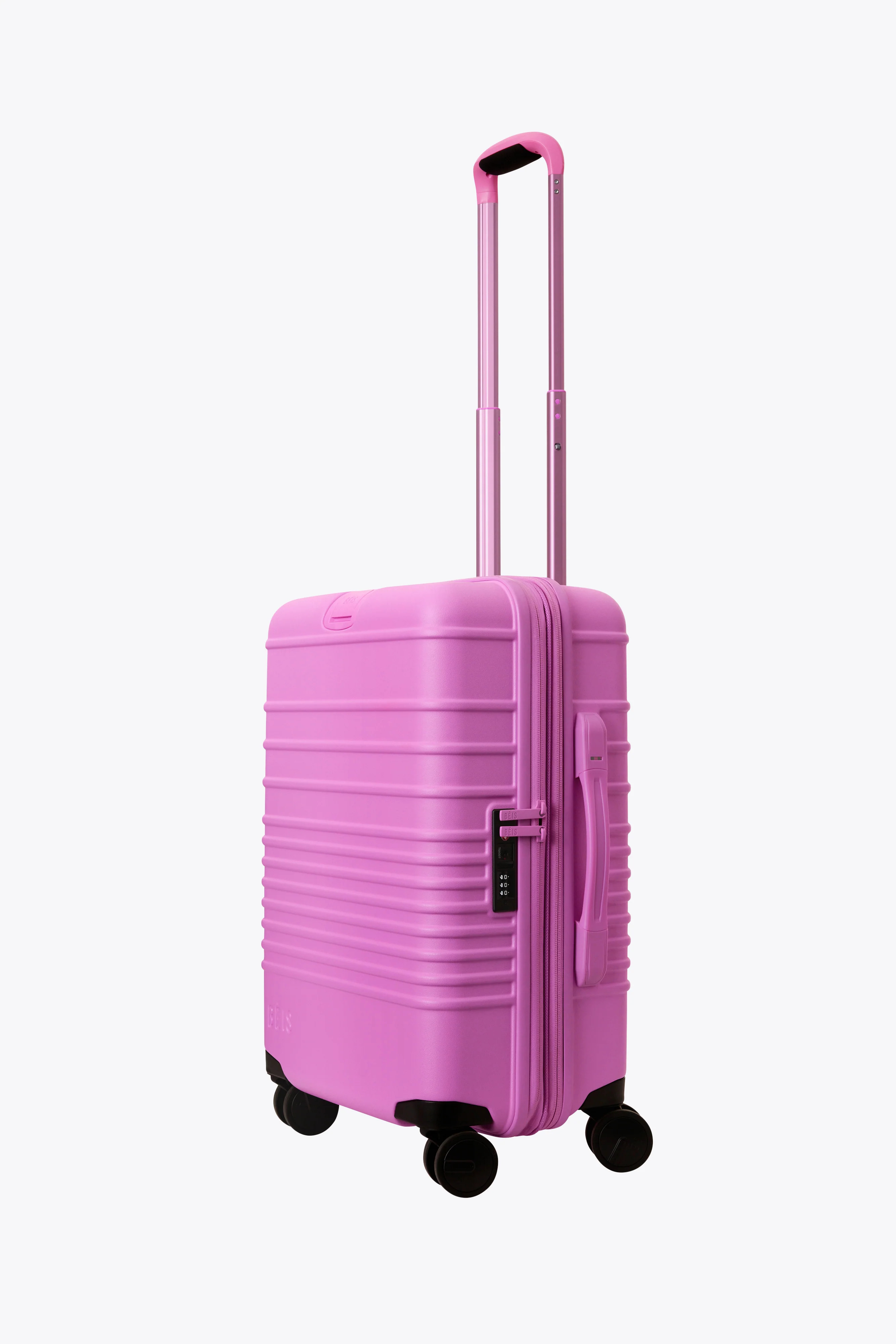 BÉIS 'The Carry-On Roller' in Berry - Durable Carry-On Rolling Luggage in Berry | BEIS