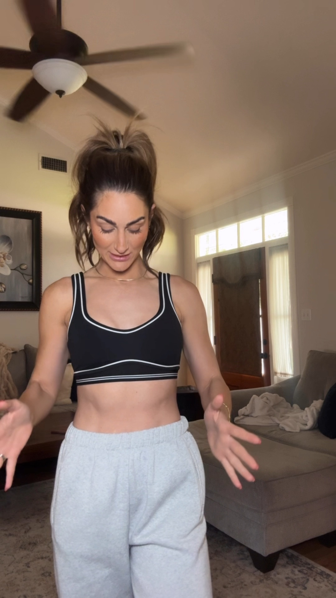 Wearing a size small top! I’m 5’6” and 130lbs for reference! 

#LTKFindsUnder50 #LTKActive #LTKStyleTip