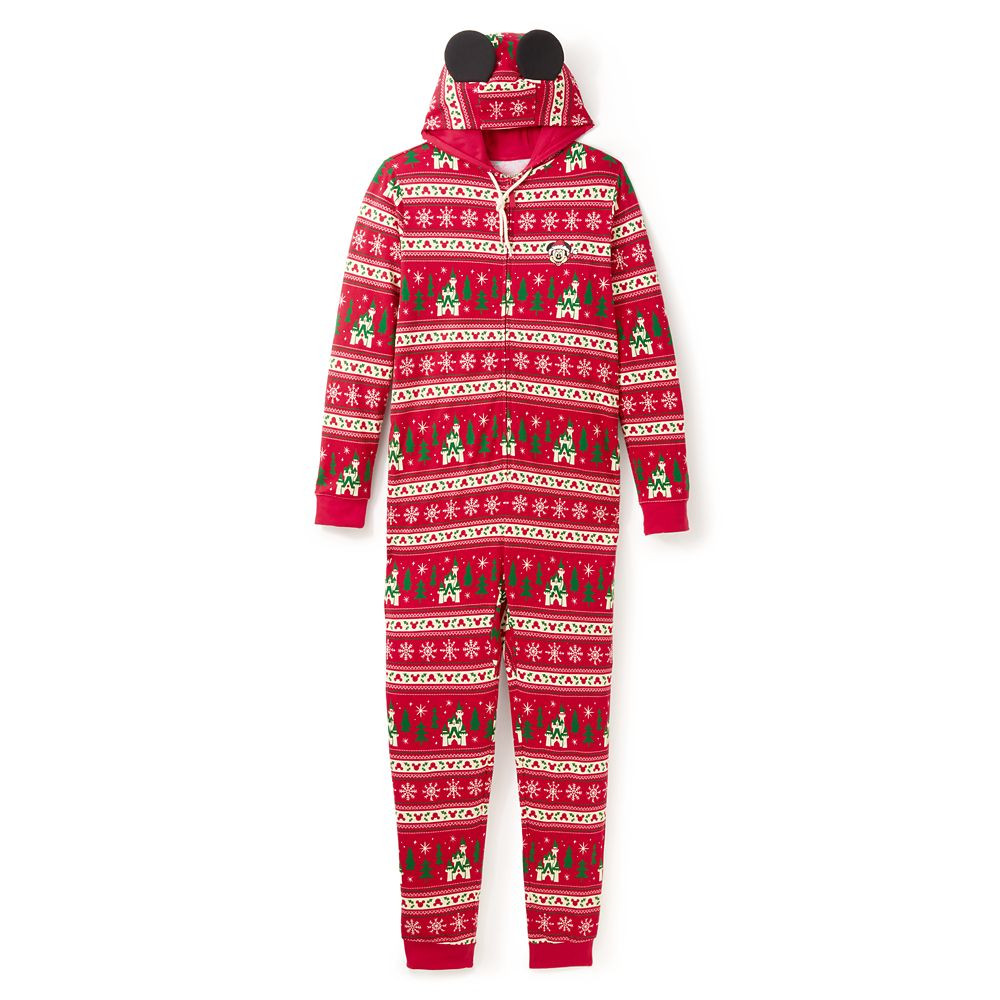 Mickey Mouse Icon Holiday One-Piece Pajama for Adults | Disney Store