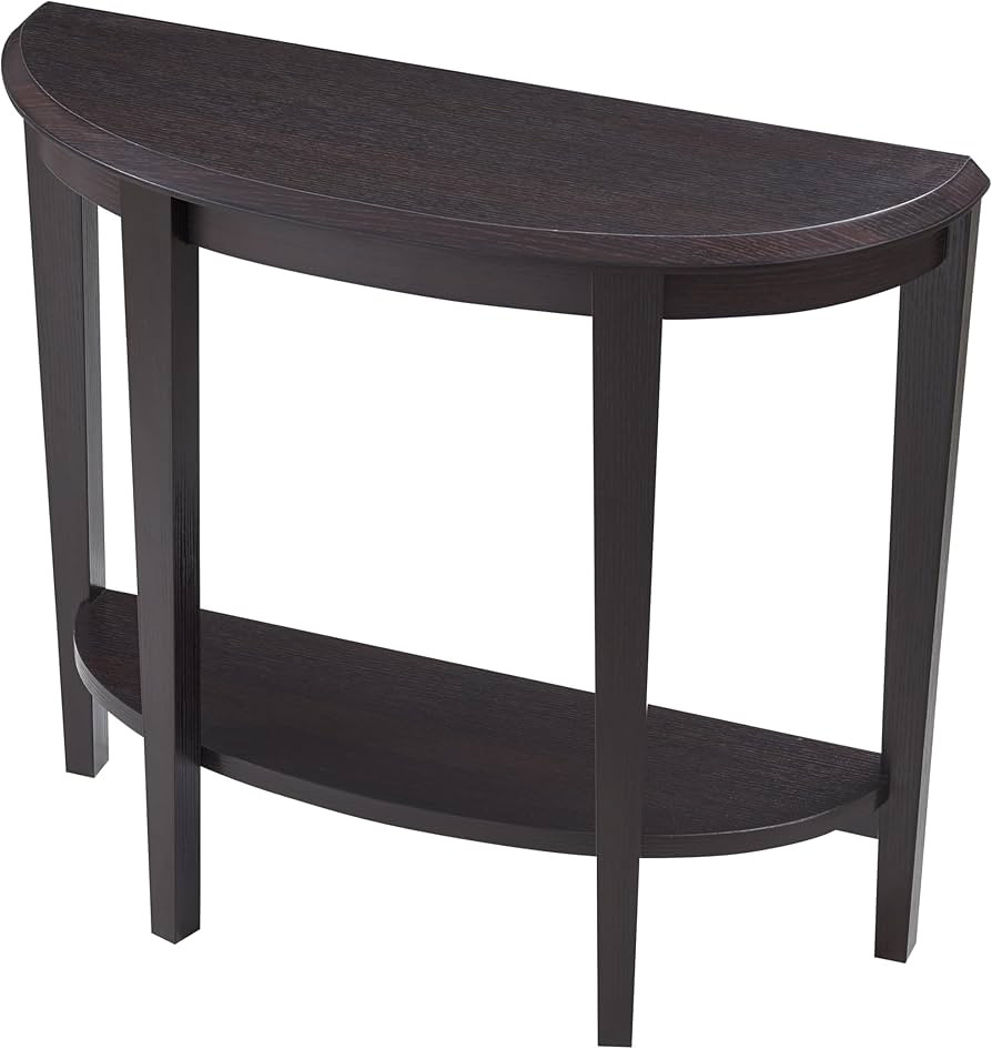 HOMES: Inside + Out Payne Modern Half Moon Accent Console Table with Storage Shelf, Decorative En... | Amazon (US)
