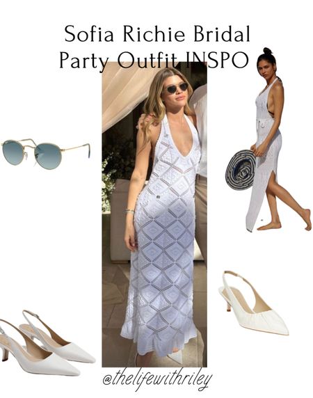 Sofia Richie Bridal Party Dress Outfit INSPO 

This white dress is included in the Anthropologie sale 

Classic style queen looked gorgeous 

#LTKFind #LTKstyletip #LTKsalealert