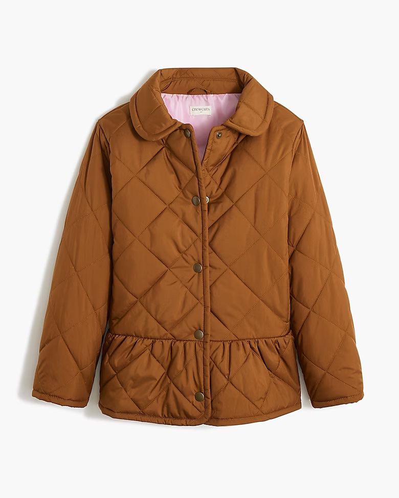 Girls' peplum Barn Jacket™ | J.Crew Factory