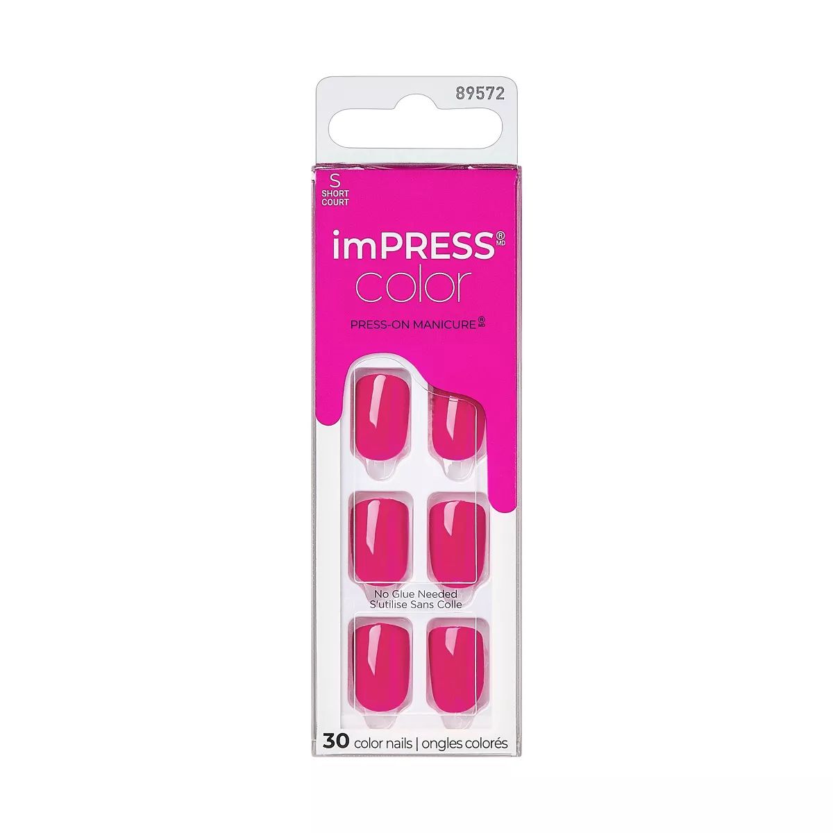 imPRESS Press-On Manicure Short Square Fake Nails - All Smiles - 33ct | Target