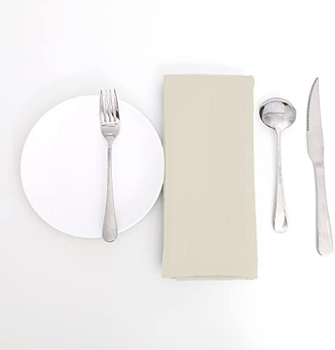 Randall Waffle Stripe Cloth Napkin Set of 4 (19“×19"), Solid Washable for Holiday Dining, Wedd... | Amazon (US)