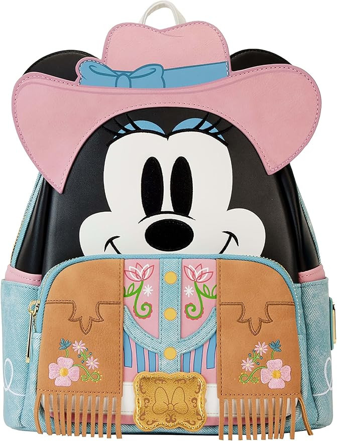 Loungefly Disney Western Minnie Mouse Cosplay Mini Backpack | Minnie Mouse Backpacks Standard | Amazon (US)
