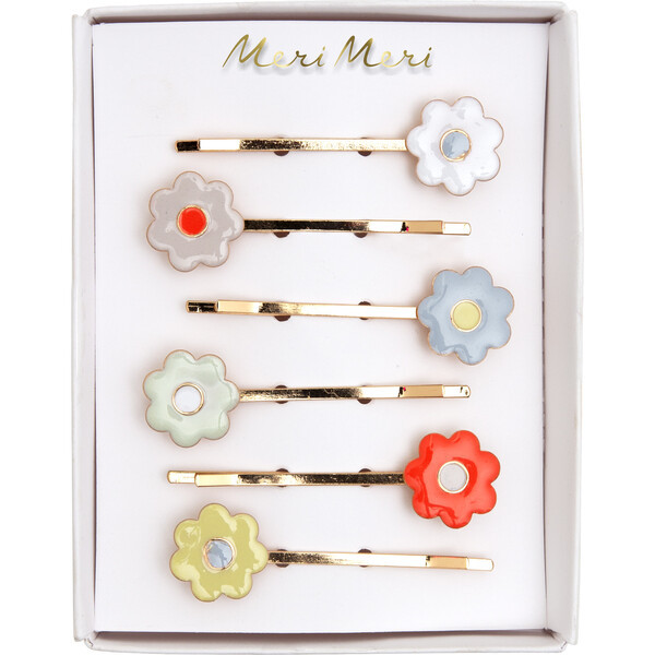 Daisy Enamel Hair Slides - Meri Meri Hair Accessories | Maisonette | Maisonette
