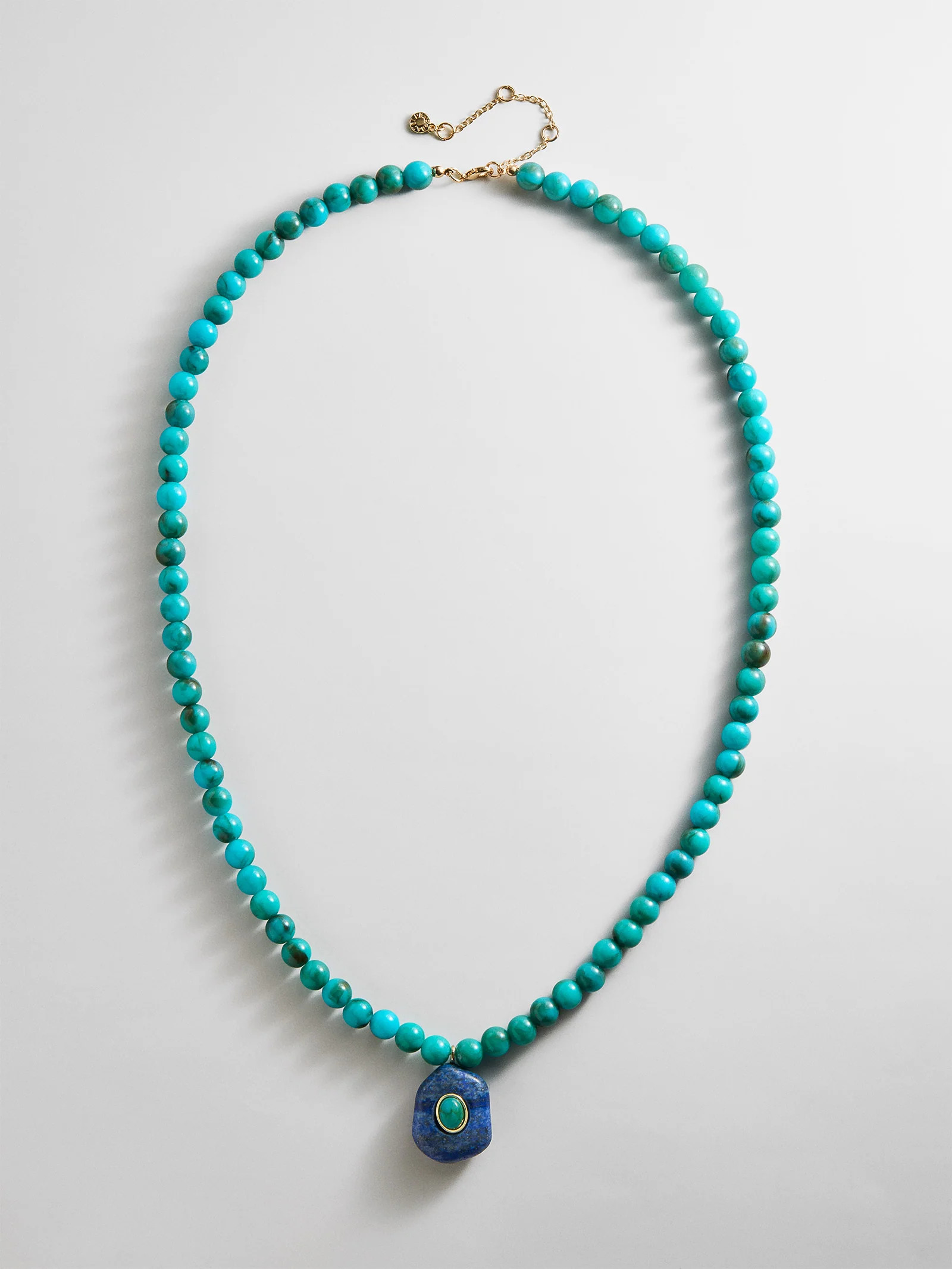 Janelle Semi-Precious Necklace - Turquoise | BaubleBar