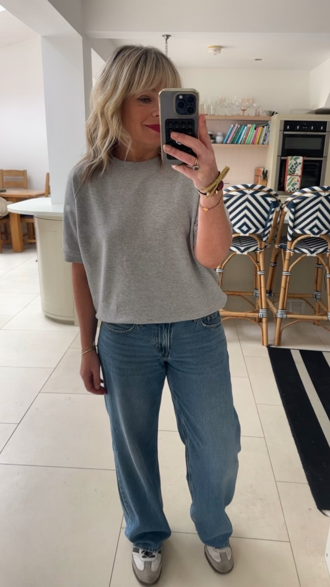 Favourite casual outfit at the moment! I wear a 28/30 in the jeans for a loose fit a size small in the sweater

#LTKuk #LTKjeans