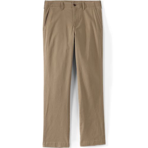 Men's Knockabout Comfort Waist Classic Straight Fit Chino Pant - Lands' End - Blue - 40 30 | Lands' End (US)