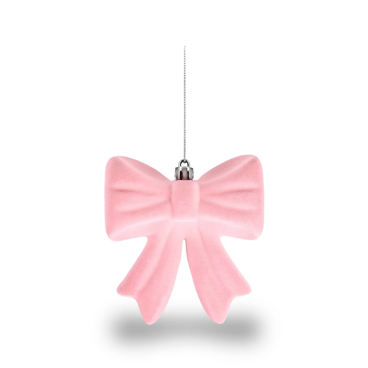 Flocked Ornaments Pink Bow - Bullseye's Playground™ | Target