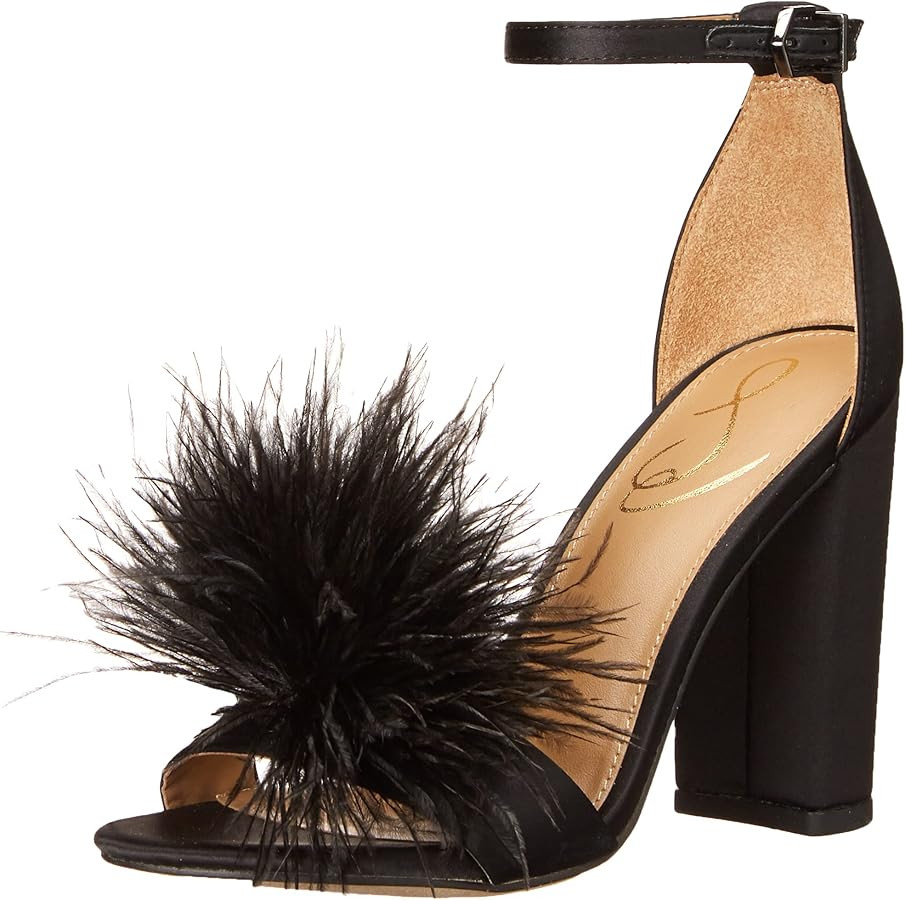 Sam Edelman Women's Yaro Feather Heeled Sandal | Amazon (US)