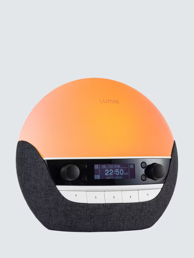 Lumie Bodyclock Luxe 750DAB Wake up to Daylight Table Lamp | John Lewis (UK)