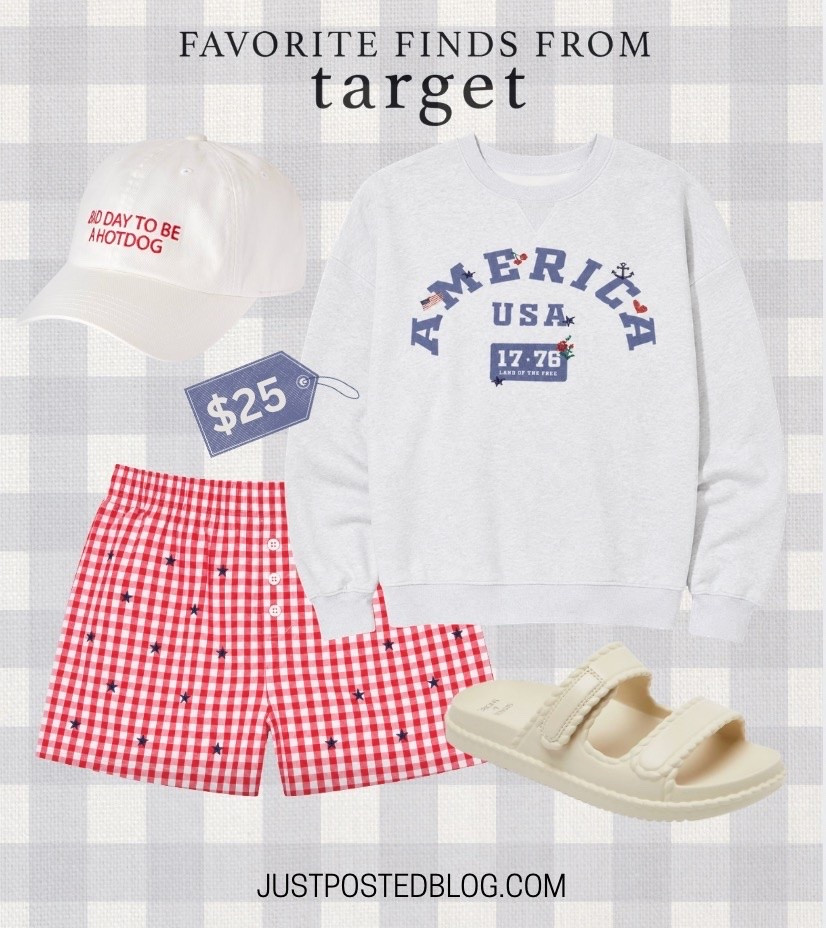 Cute red white & blue look from Target !