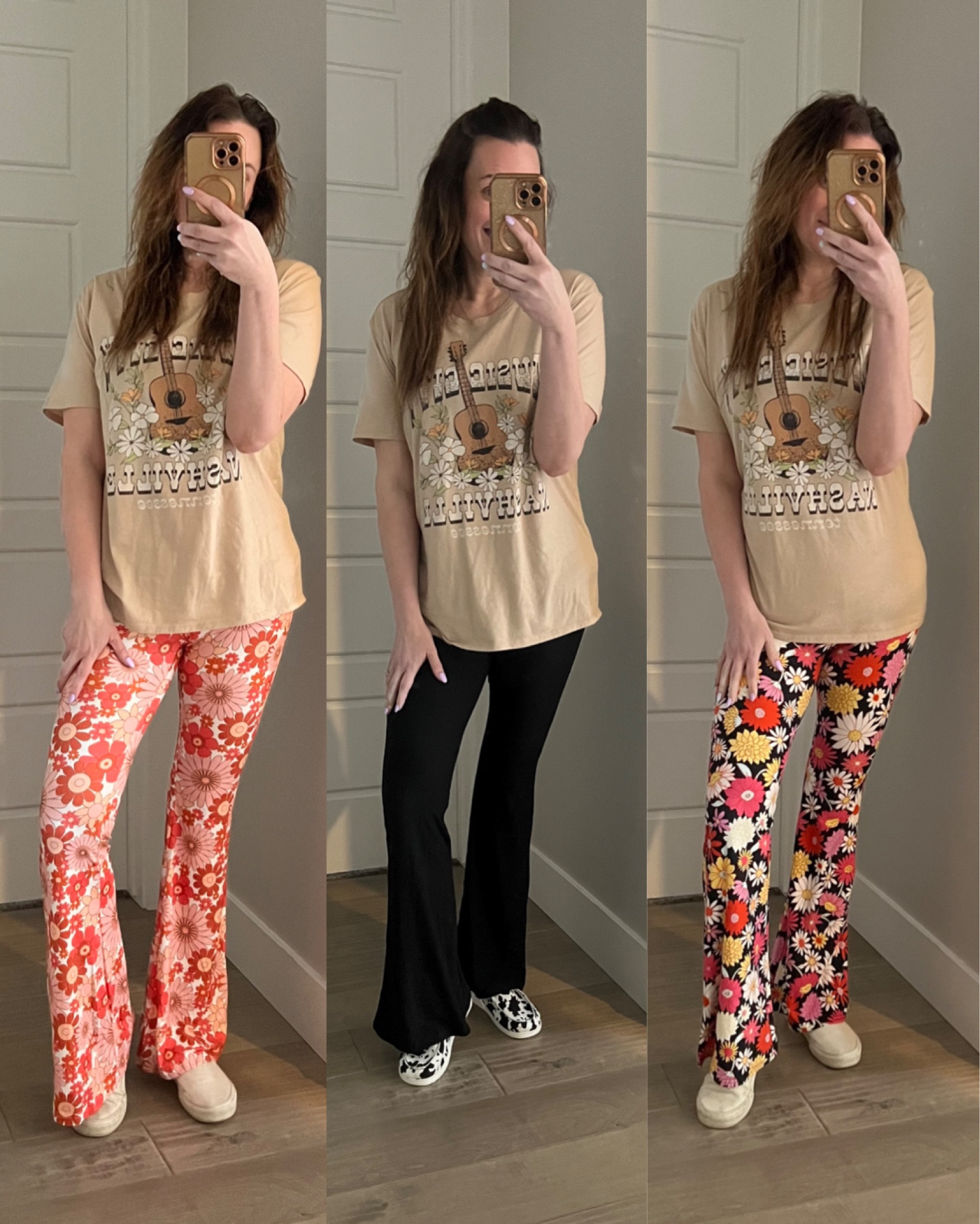 Floral Flare Pants Outfit 💖
How to style | Floral Flared Pants | Style Floral Flared Pants | Modest | Western | Functional | Avant Garde | Chic | Spring Fashion |Floral Pants |Flare pants | Outfit Inspo |Affordable Spring Outfits | Comfortable Summer Outfit | Summer Style | Floral | Floral Wide Leg Pants Outfit | Boho OutfitsI bellbottom pants outfit | bellbottom pants I floral pants outfit I boho outfits | boho style outfits | Boho Outfit | Free People Flares| Wide Leg Printed Pants | Floral Pants Summer Outfit Inspiration| flower pants outfit | flower pants|flower pants outfit summer |flower pants outfit spring | flower pants outfit casual|flower pants outfit aesthetic| flower pants aesthetic |flower pants outfit summer| flower pants outfit casual |flower pants outfit aesthetic | free spirit | printed pants outfits| boho chic | How I Styled FloralWide Leg Pants | legging outfits | casual style | cute outfit ideas | 

#LTKunder50 #LTKSeasonal #LTKstyletip