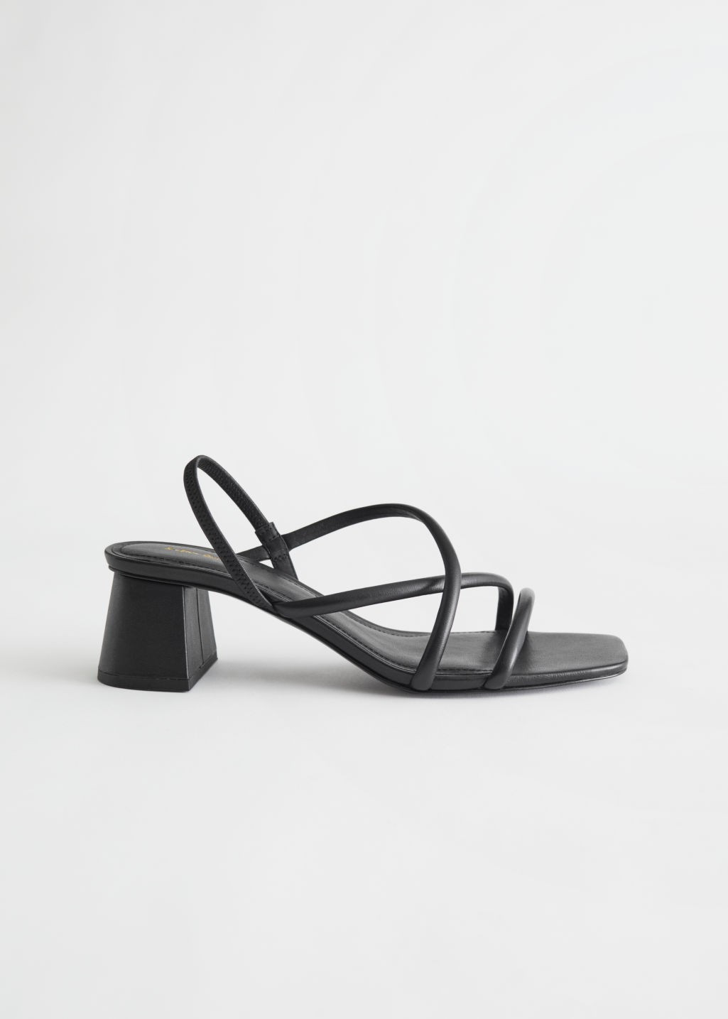 Chunky Strap Heeled Leather Sandals | & Other Stories (EU + UK)