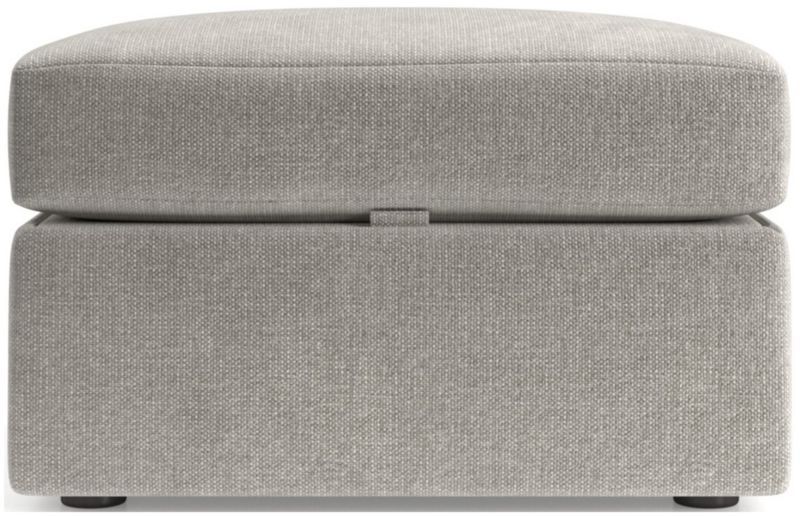 Notch Storage Ottoman + Reviews | Crate & Barrel | Crate & Barrel