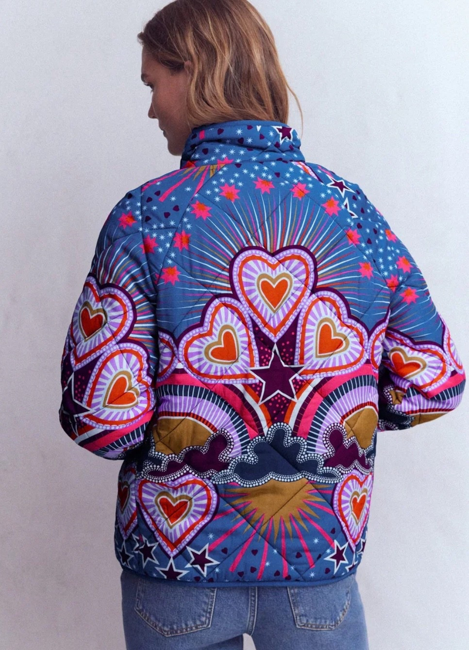 Printed Quilted Jacket