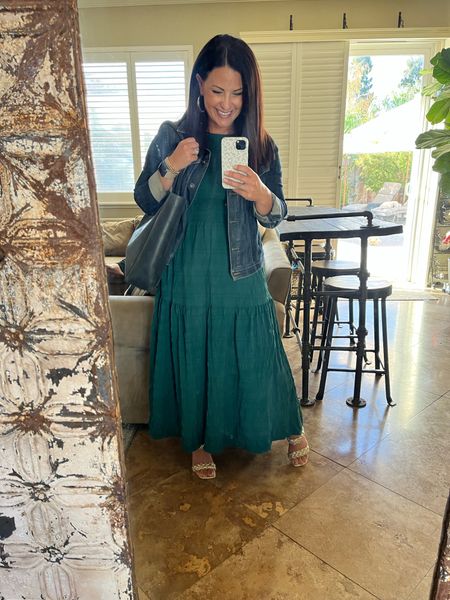 Wearing one of my favorite fall dresses. I especially like this maxi dress because it’s petite friendly, super comfy and flattering. For reference, I’m 5’2” and wearing a small. 
Teacher outfit 
Fall workwear
Amazon fall dress

#LTKover40 #LTKfindsunder50 #LTKworkwear