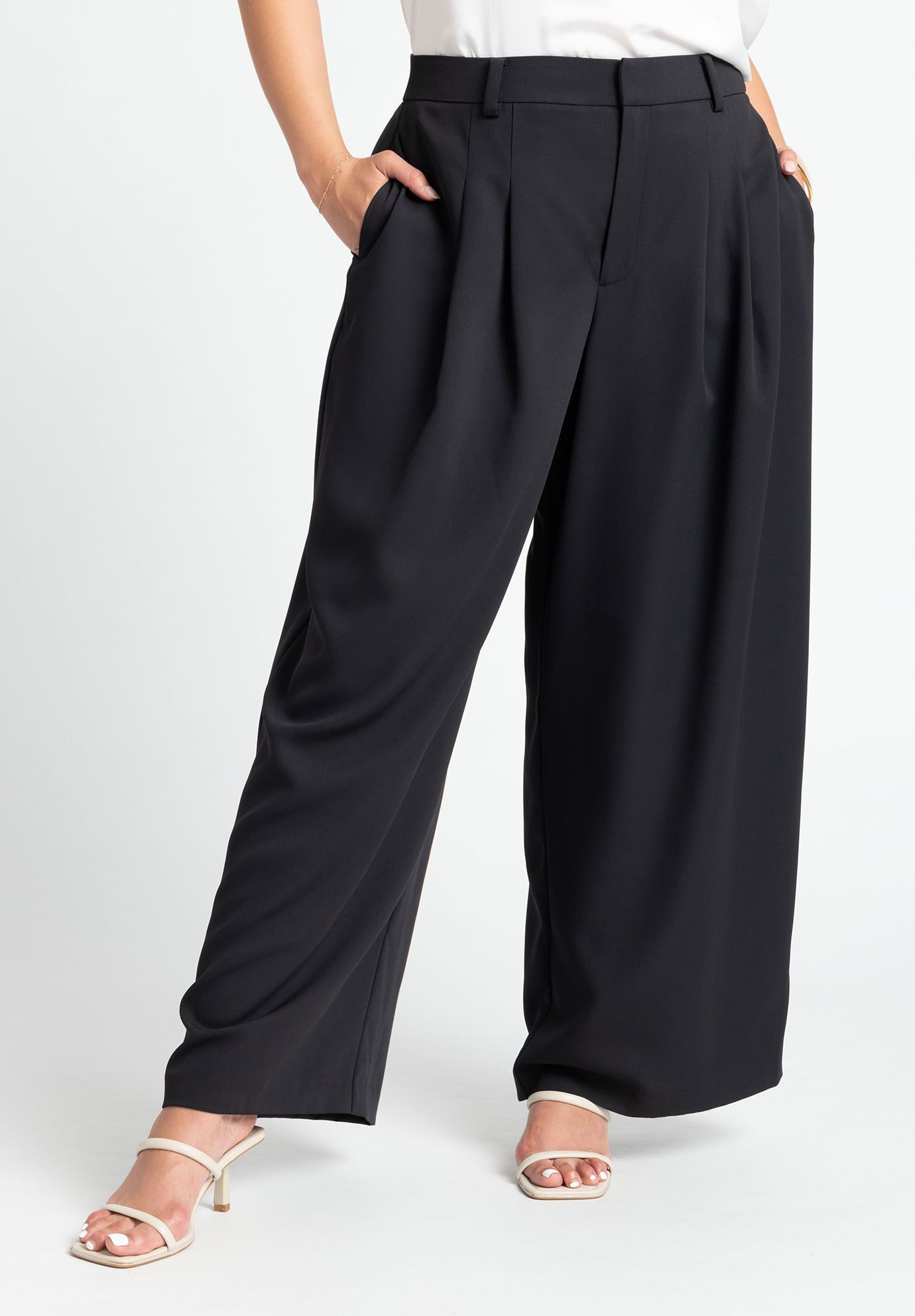 The Chelsea Wide Leg Pant | Eloquii