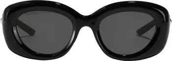 Bianca 54mm Polarized Round Sunglasses | Nordstrom