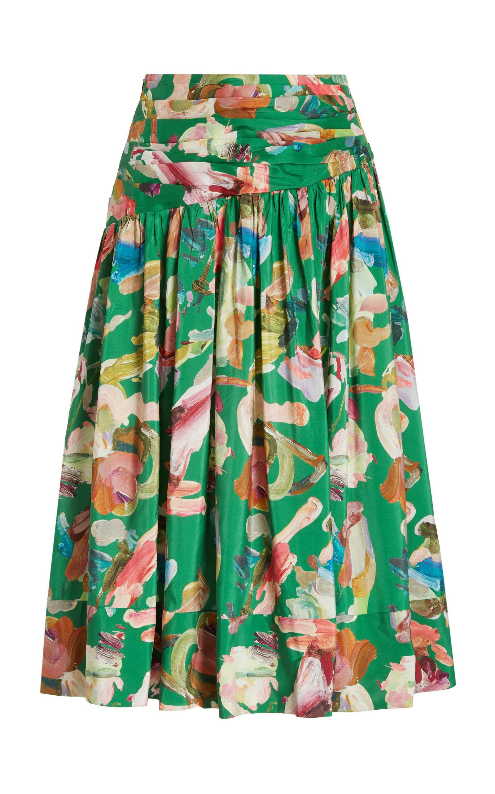 Arlo Silk Midi Skirt | Moda Operandi (Global)