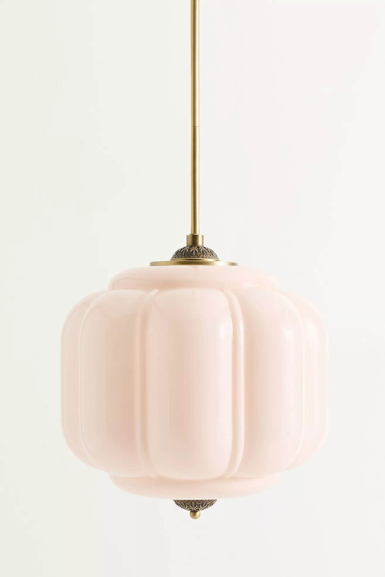 Eloise Scallop Milk Glass Pendant Ceiling Light | Anthropologie (US)