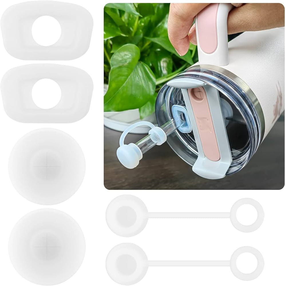 HOMDSG Spill Stopper Set for Stanley Cup 2.0 40oz 30oz, Accessories Including Straw Cover Cap, Fi... | Amazon (US)