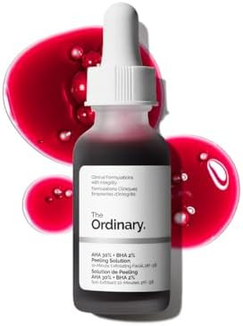 The Ordinary AHA 30% + BHA 2% Peeling Solution, Advanced Exfoliating Peel for Brighter Skin | Amazon (US)