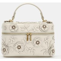 Zara - Floral Vanity Bag - Ecru - One Size Only - Woman | Zara US